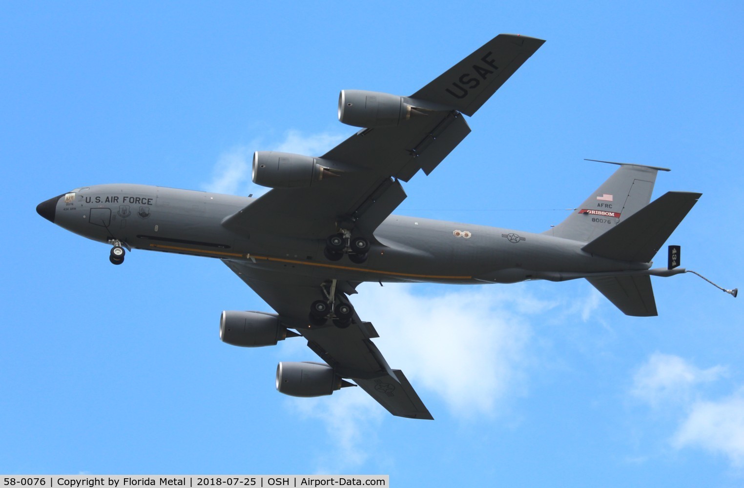 58-0076, 1958 Boeing KC-135R Stratotanker C/N 17821, KC-135R