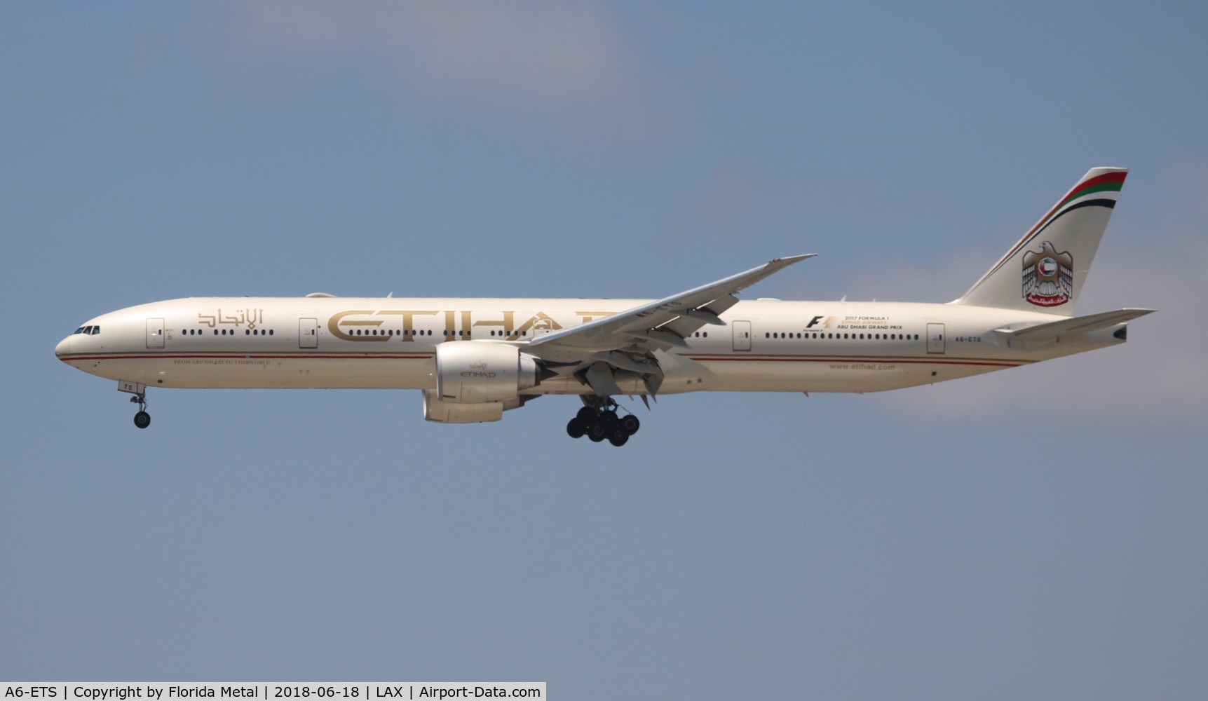 A6-ETS, 2014 Boeing 777-3FX/ER C/N 44548, Etihad