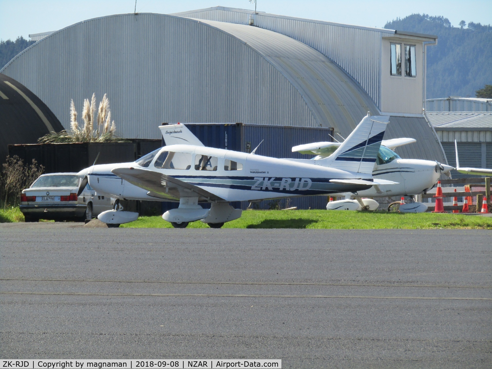 ZK-RJD, Piper PA-28-161 Warrior II C/N 28-7916439, at home base