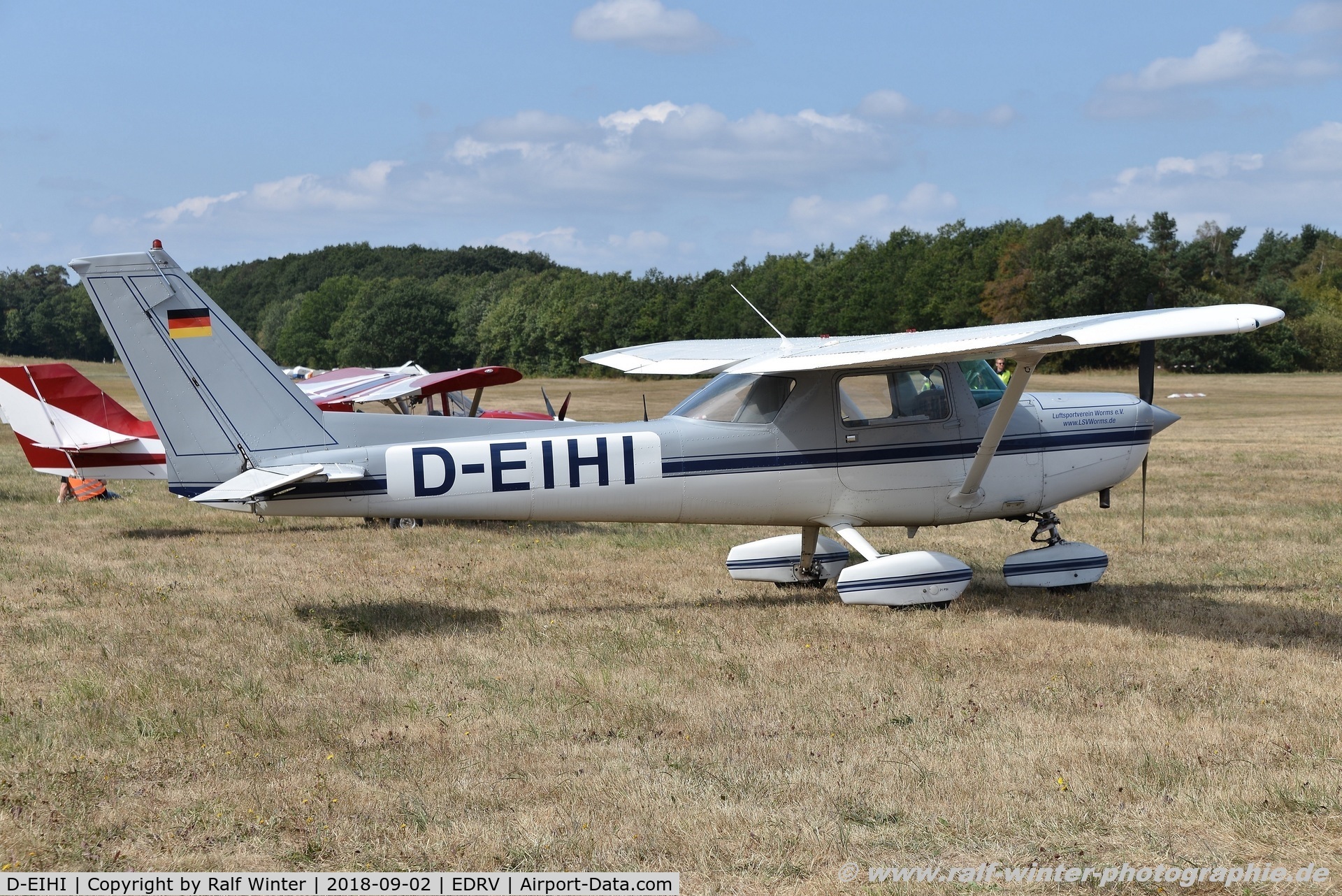 D-EIHI, Cessna 152 C/N 1591, Cessna 152 - Luftsportverein Worms - 1591 - D-EIHI - 02.09.2018 - EDRV