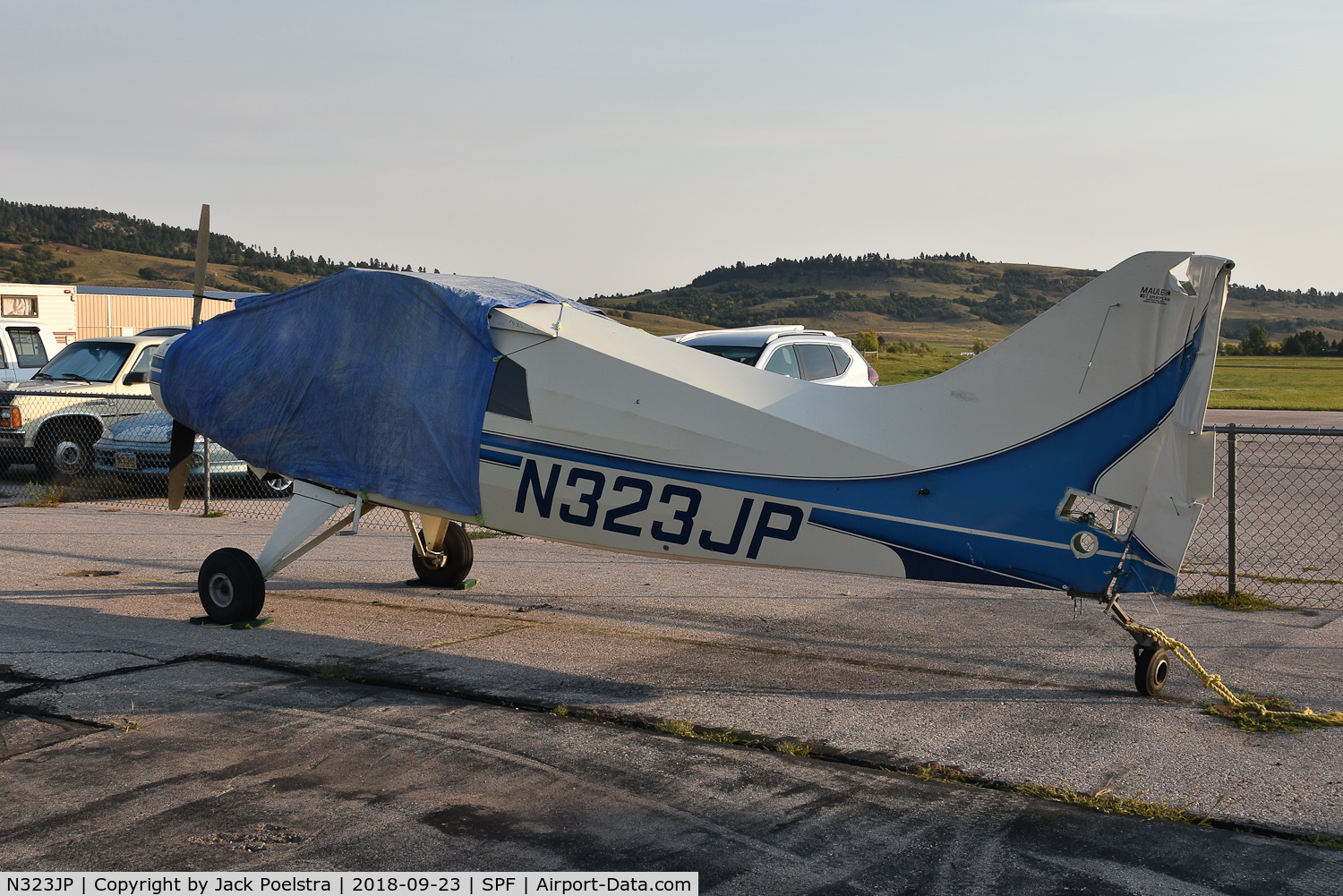 N323JP, 1994 Maule MX-7-180A Sportplane C/N 20015C, N323JP missing some parts at Spearfish airport