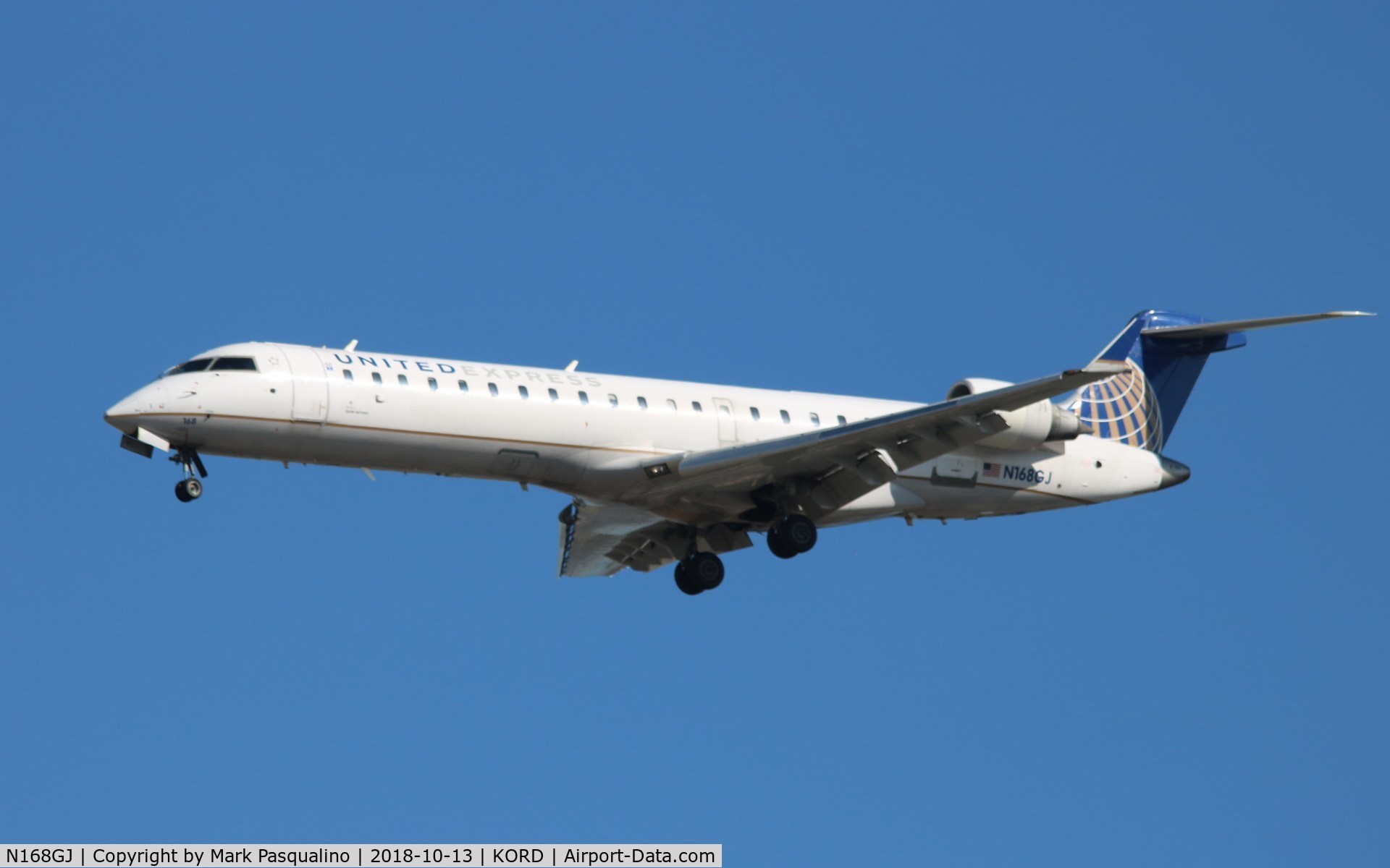 N168GJ, Bombardier CRJ-702 (CL-600-2C10) Regional Jet C/N 10272, CL-600-2C10