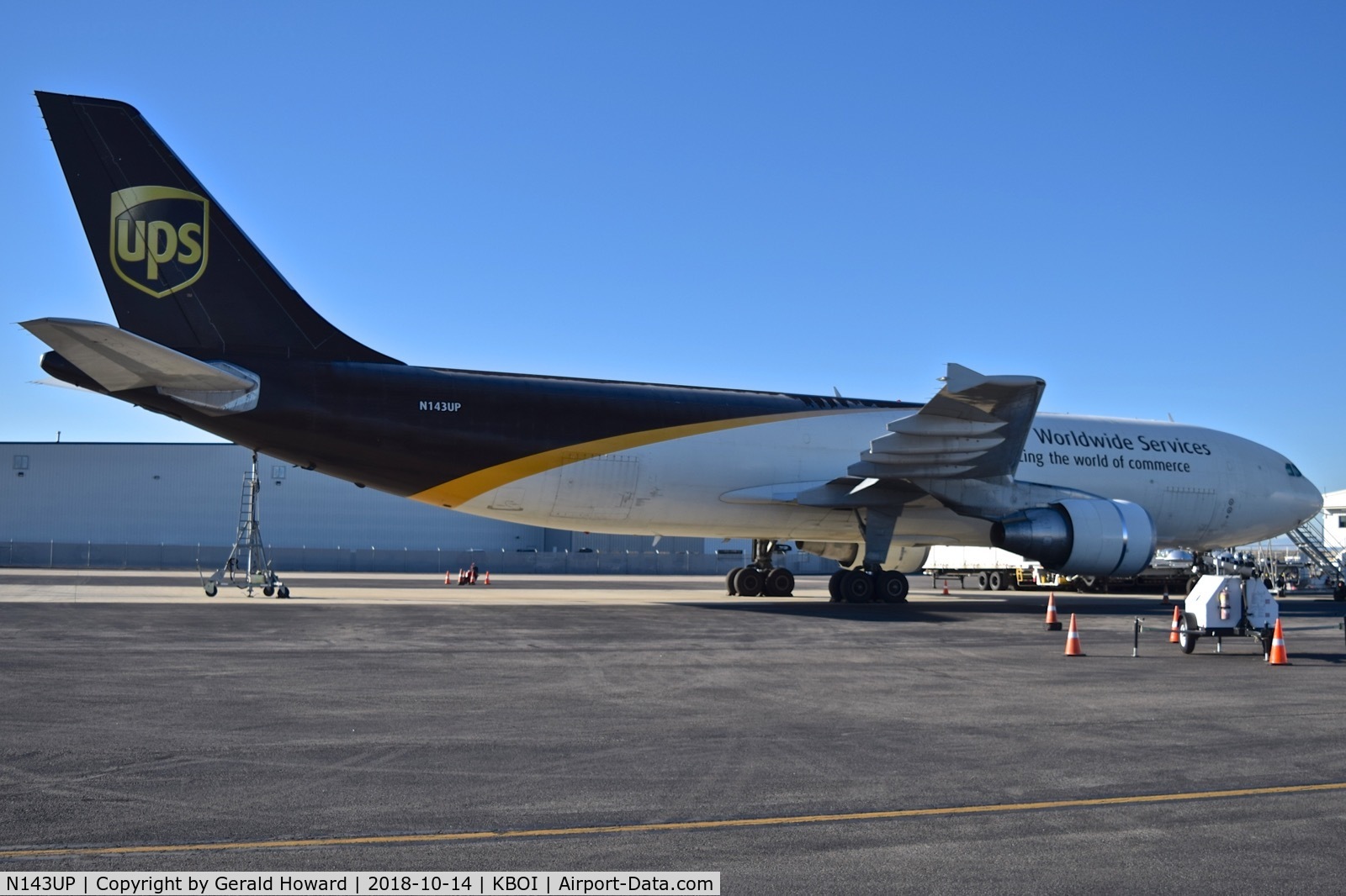N143UP, 2002 Airbus A300F4-622R C/N 0826, Parked on the UPS ramp.