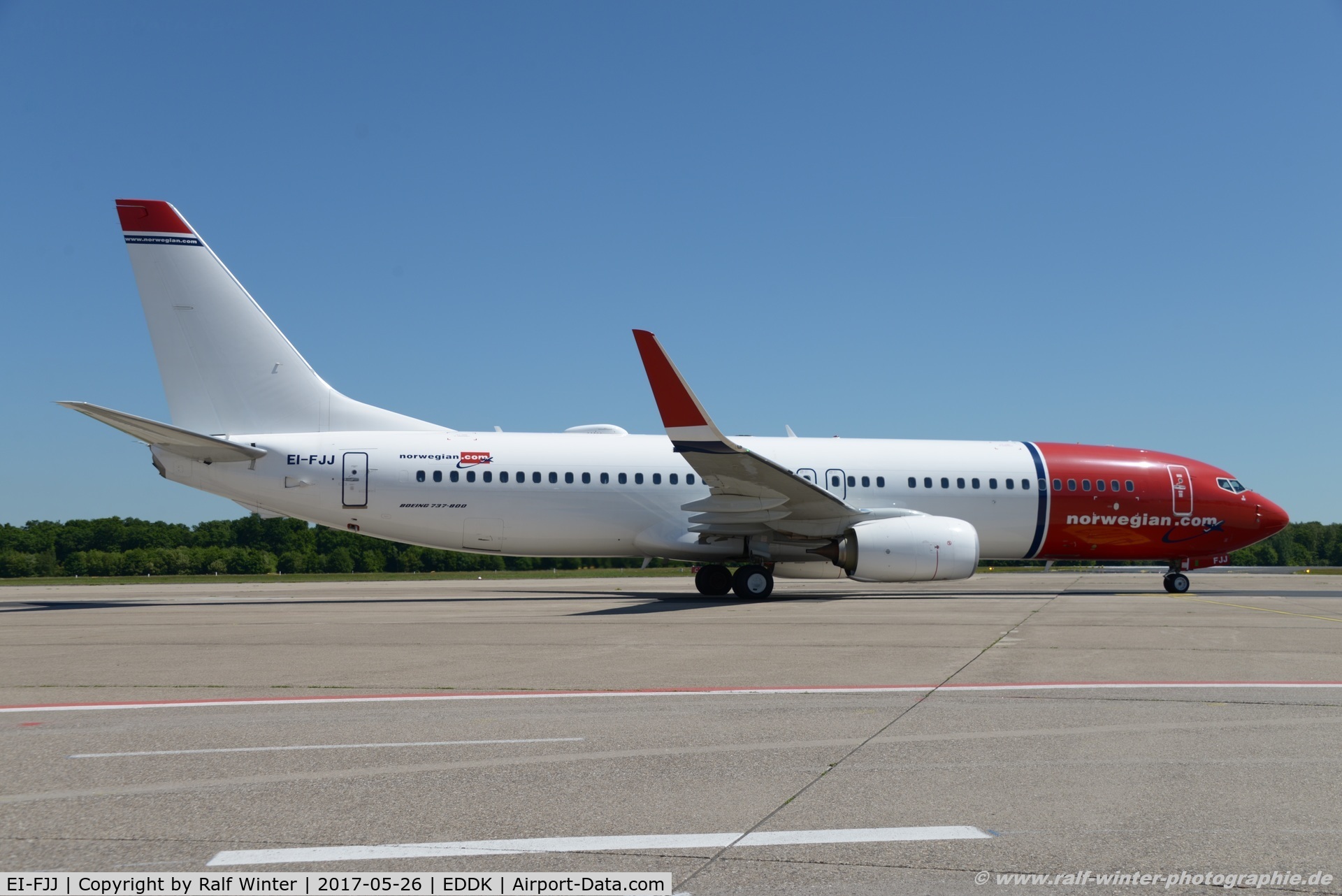 EI-FJJ, 2016 Boeing 737-8JP C/N 41148, Boeing 737-8JP(W) - IBK Norwegian Air International - 41148 - EI-FJJ - 26.05.2017 - CGN