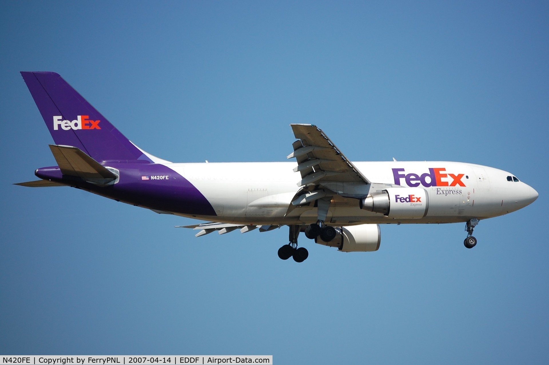 N420FE, 1986 Airbus A310-222 C/N 339, Fedex A310F operated in Europe before finally being stored in VCV 2009