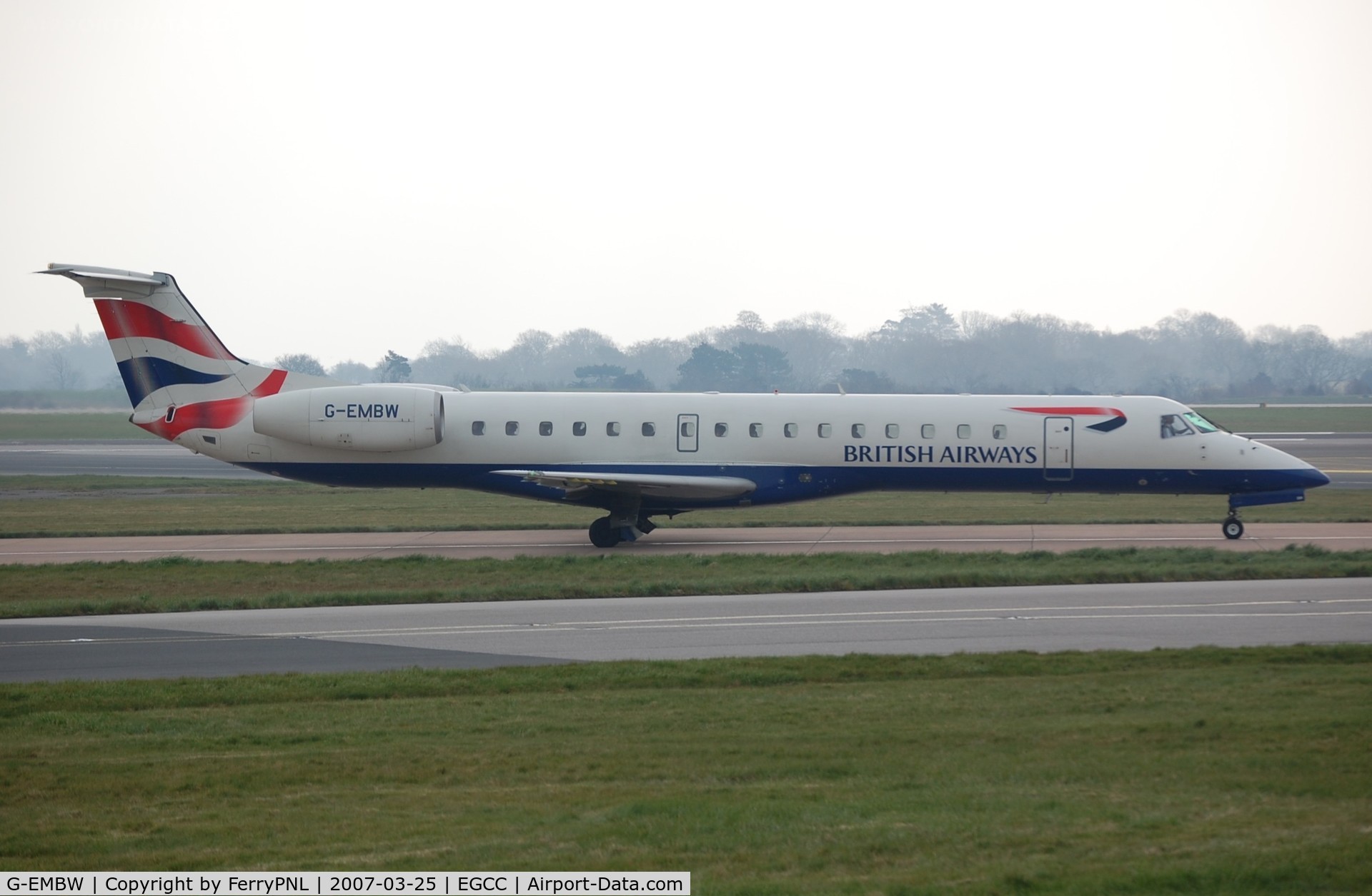 G-EMBW, 2001 Embraer EMB-145EU (ERJ-145EU) C/N 145546, BA ERJ145