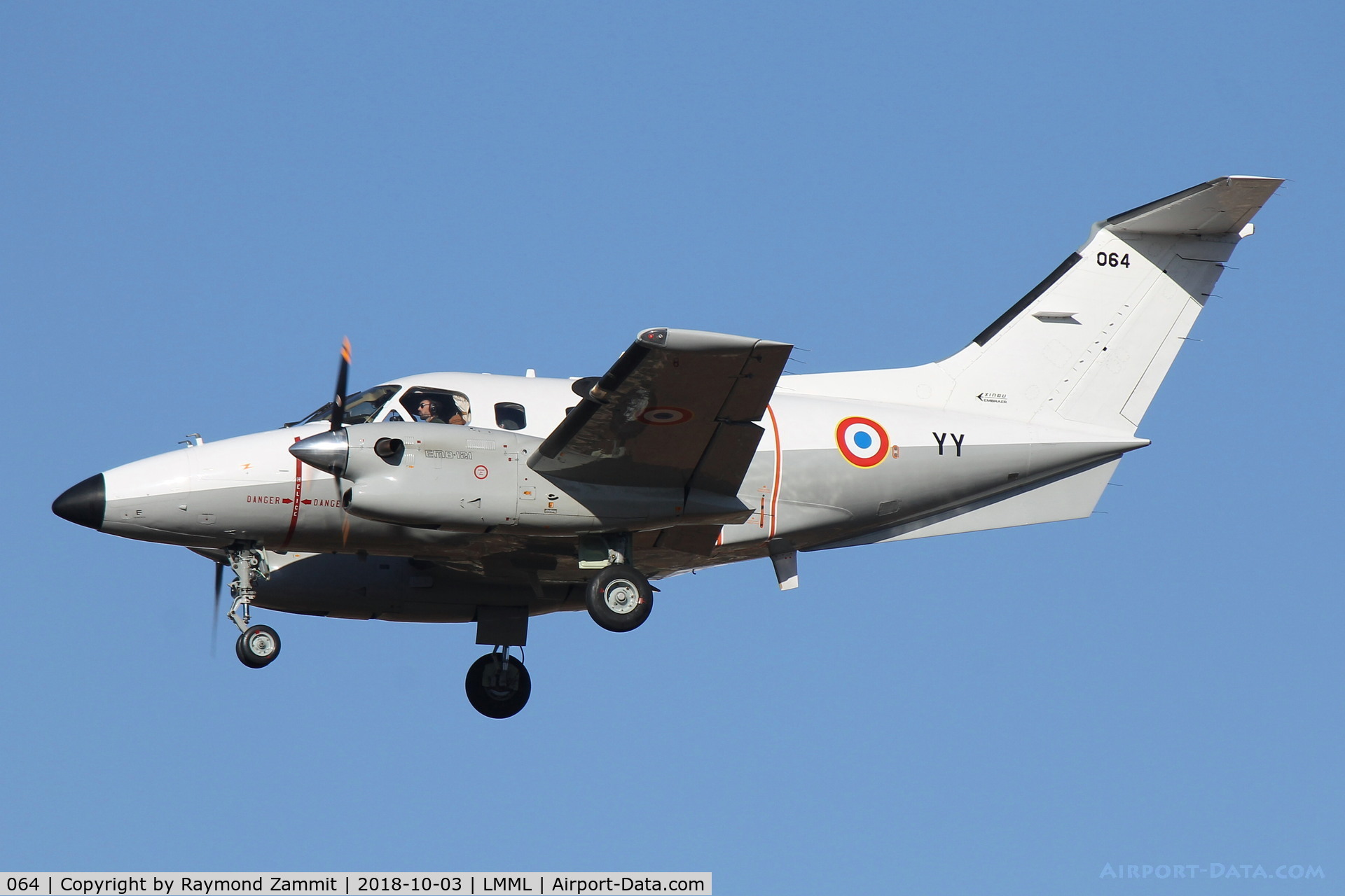 064, Embraer EMB-121AA Xingu C/N 121064, Embraer EB121AA Xingu 064/YY French Air Force