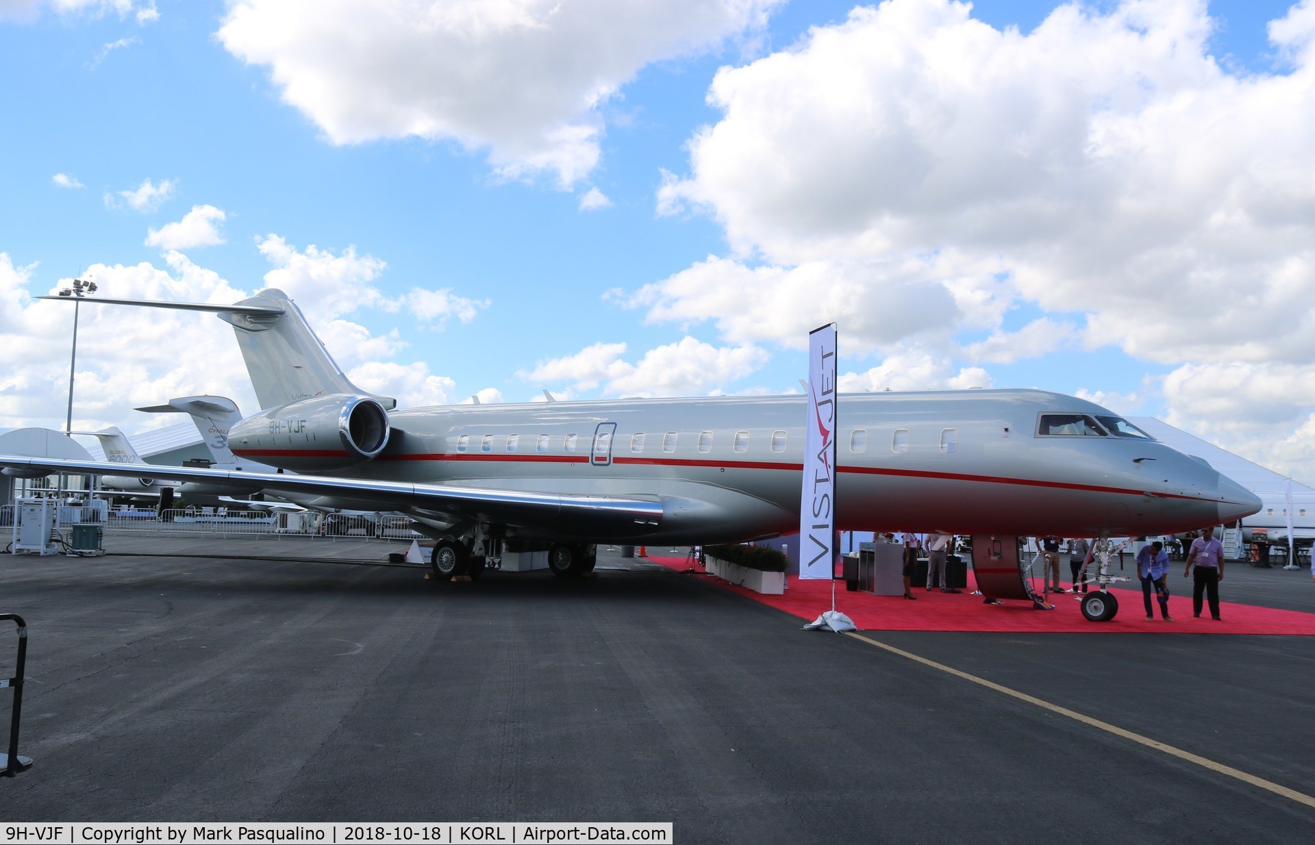 9H-VJF, 2012 Bombardier BD-700-1A10 Global 6000 C/N 9503, Global 6000