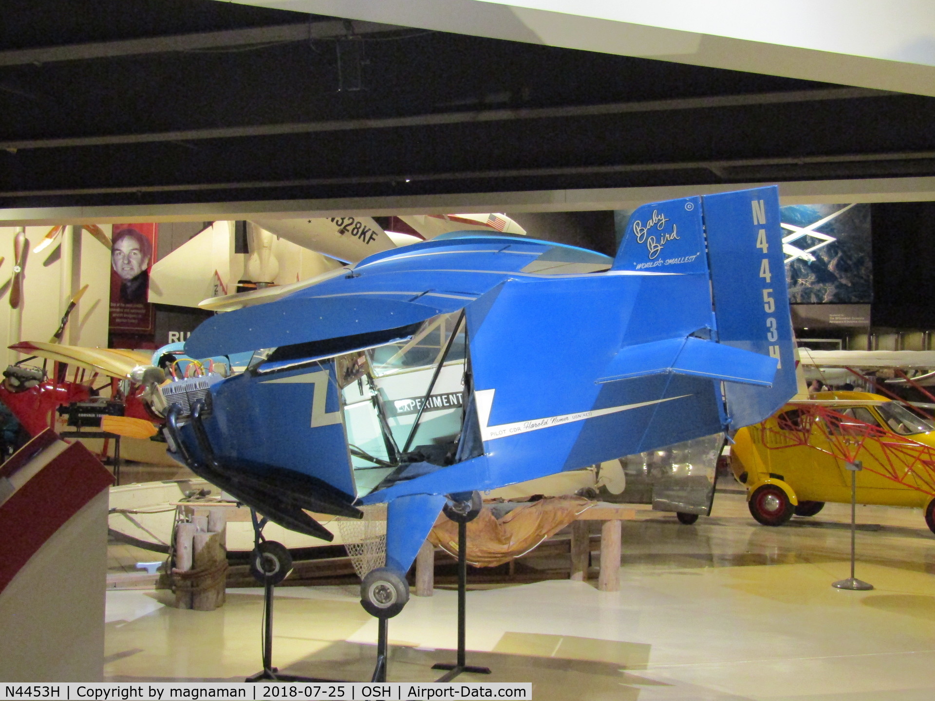 N4453H, 1983 Stits DS-1 C/N 001, At EAA museum