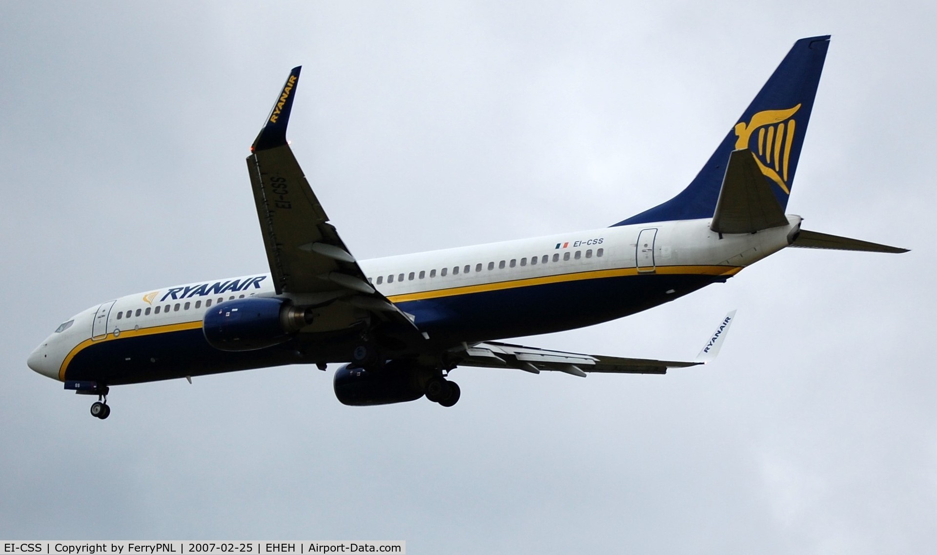 EI-CSS, 2001 Boeing 737-8AS C/N 29932, Ryanair in 