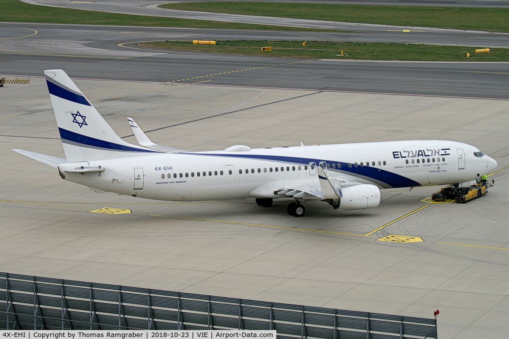 4X-EHI, 2016 Boeing 737-958/ER C/N 41559, El Al Israel Airlines Boeing 737-900