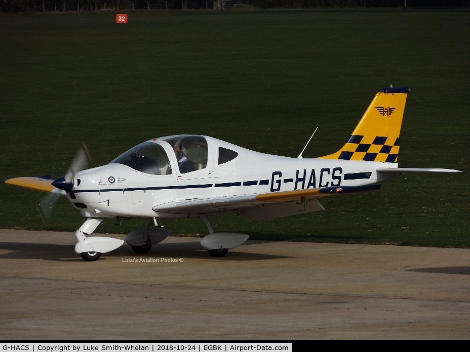 G-HACS, 2012 Tecnam P-2002JF Sierra C/N 199, At Sywell Aerodrome.