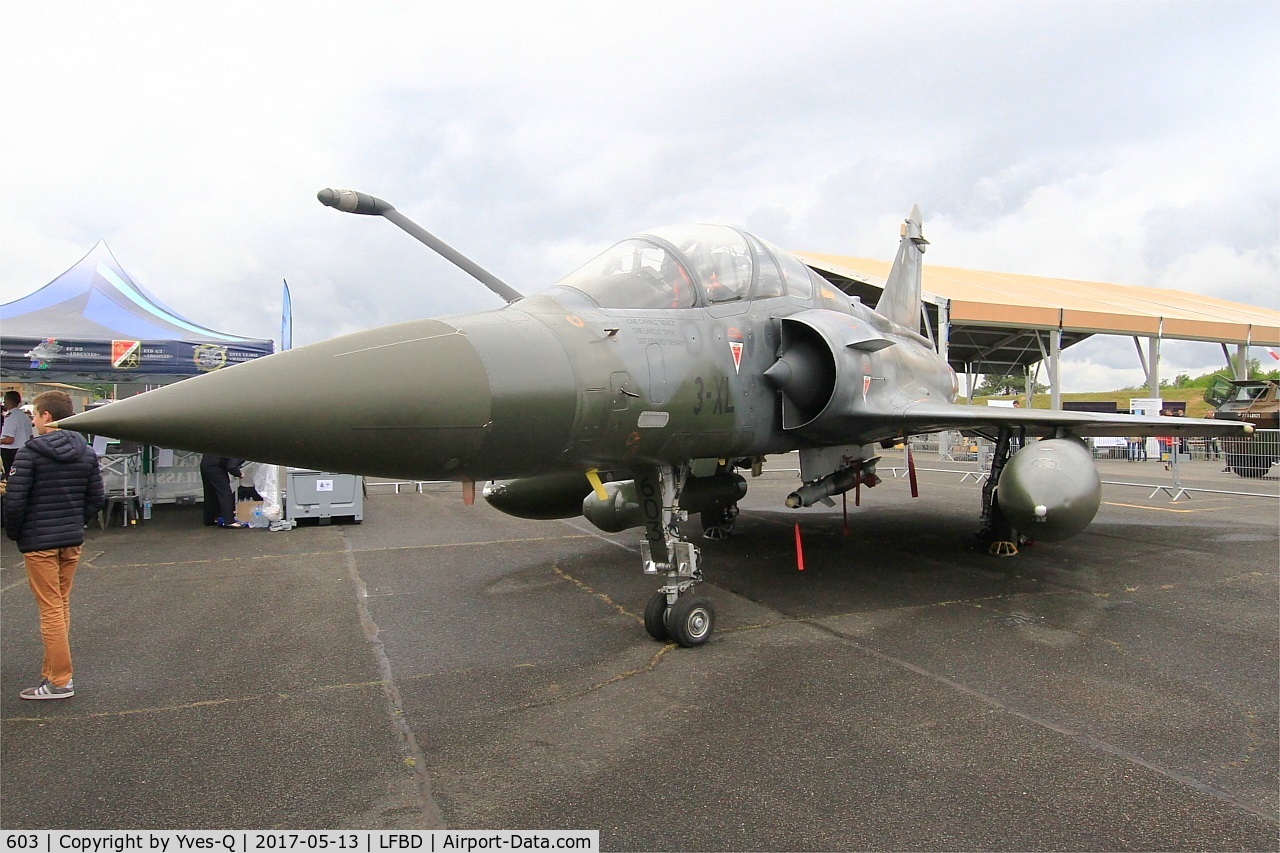 603, Dassault Mirage 2000D C/N 394, Dassault Mirage 2000D (3-XL), Static display, Bordeaux-Mérignac Air Base 106 (LFBD-BOD) Open day 2017