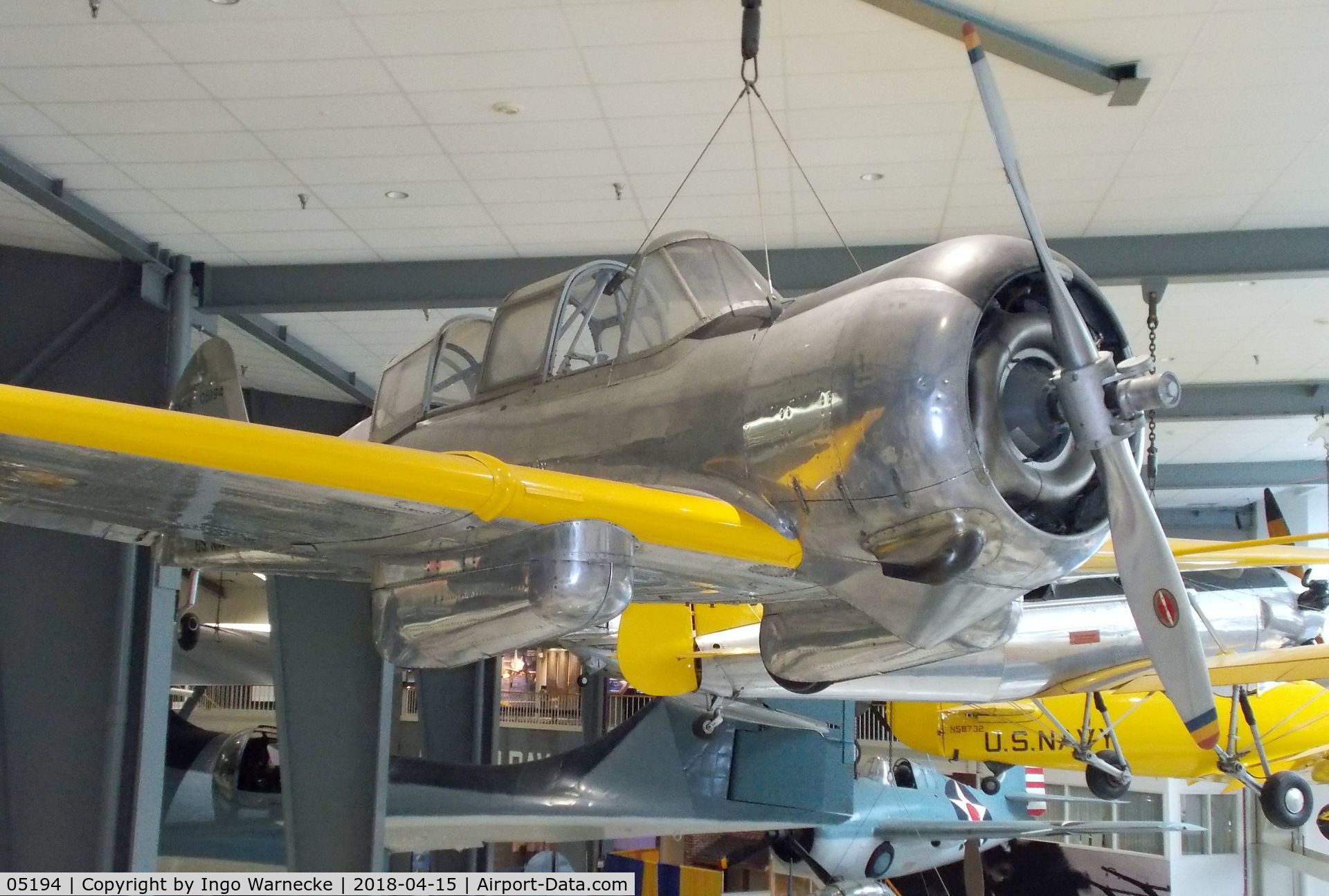 05194, 1941 Curtiss-Wright SNC-1 C/N 4255, Curtiss-Wright SCN-1 Falcon at the NMNA, Pensacola FL