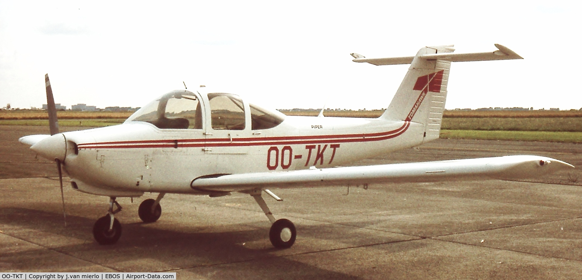 OO-TKT, 1978 Piper PA-38-112 Tomahawk Tomahawk C/N 38-78A0526, Static display Ostend Air Show, Belgium