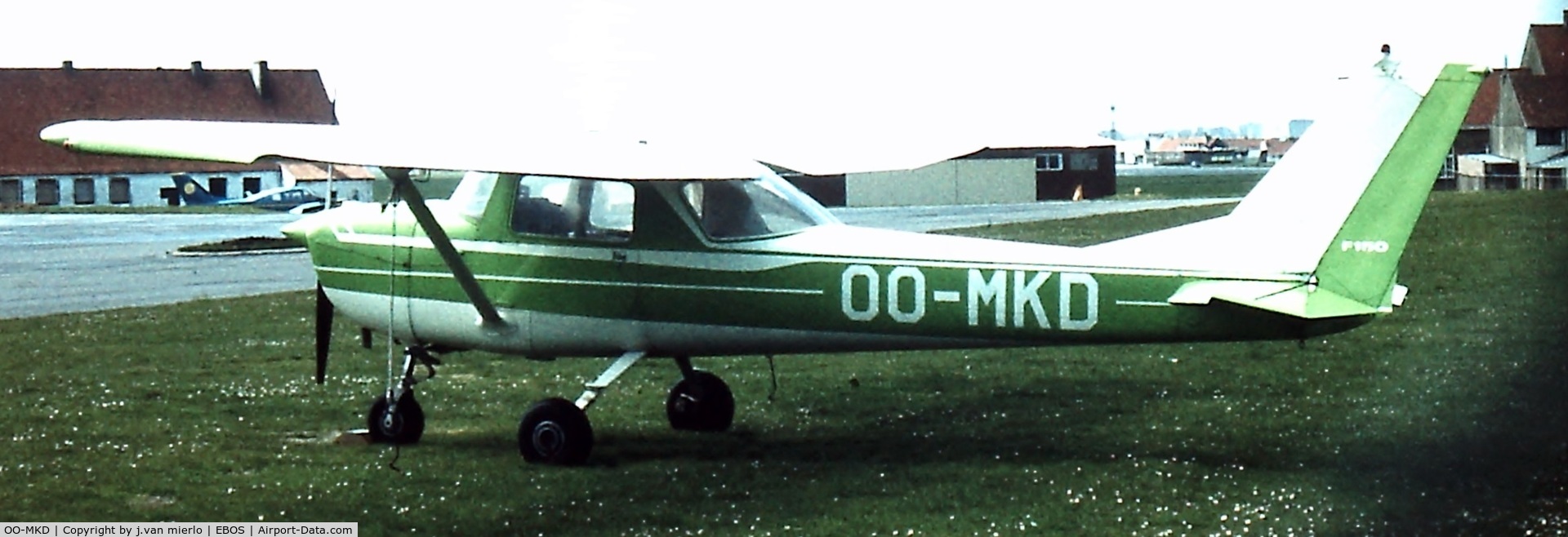 OO-MKD, 1970 Reims F150K C/N 0546, Ostend? Belgium '70s