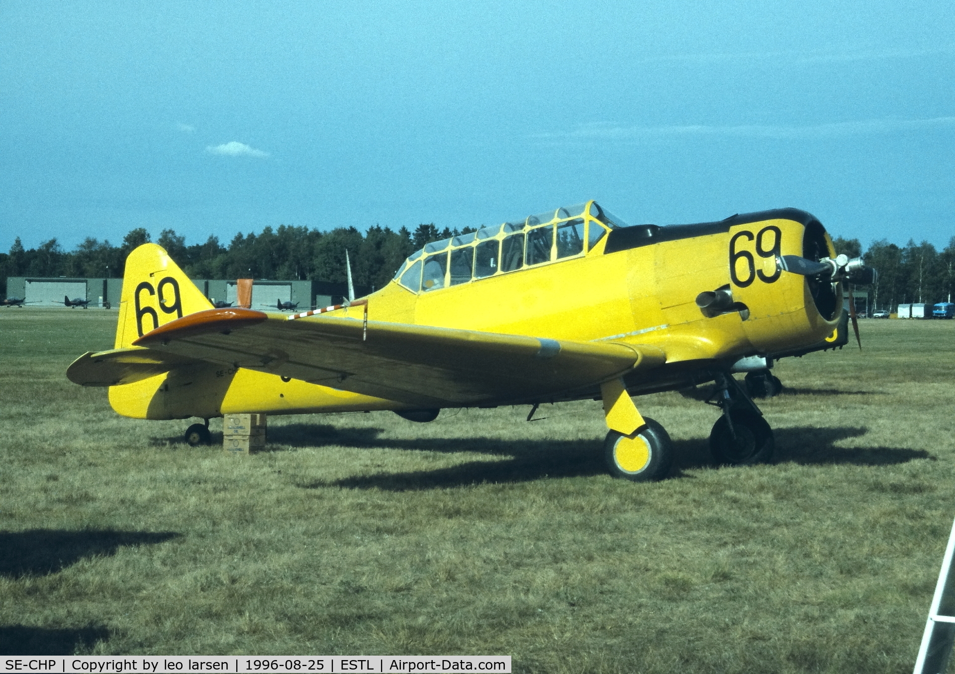 SE-CHP, 1941 North American AT-6A Texan C/N 78-6821, Ljungbyhed F.5 25.8.1996