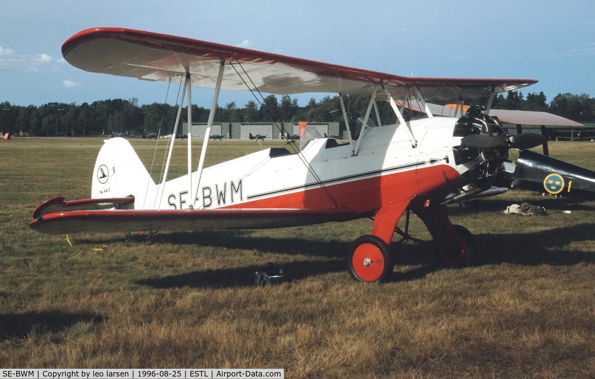 SE-BWM, 1939 Focke-Wulf Sk12 Stieglitz (Fw-44J) C/N 655, Ljungbyhed F.5 25.8.1996