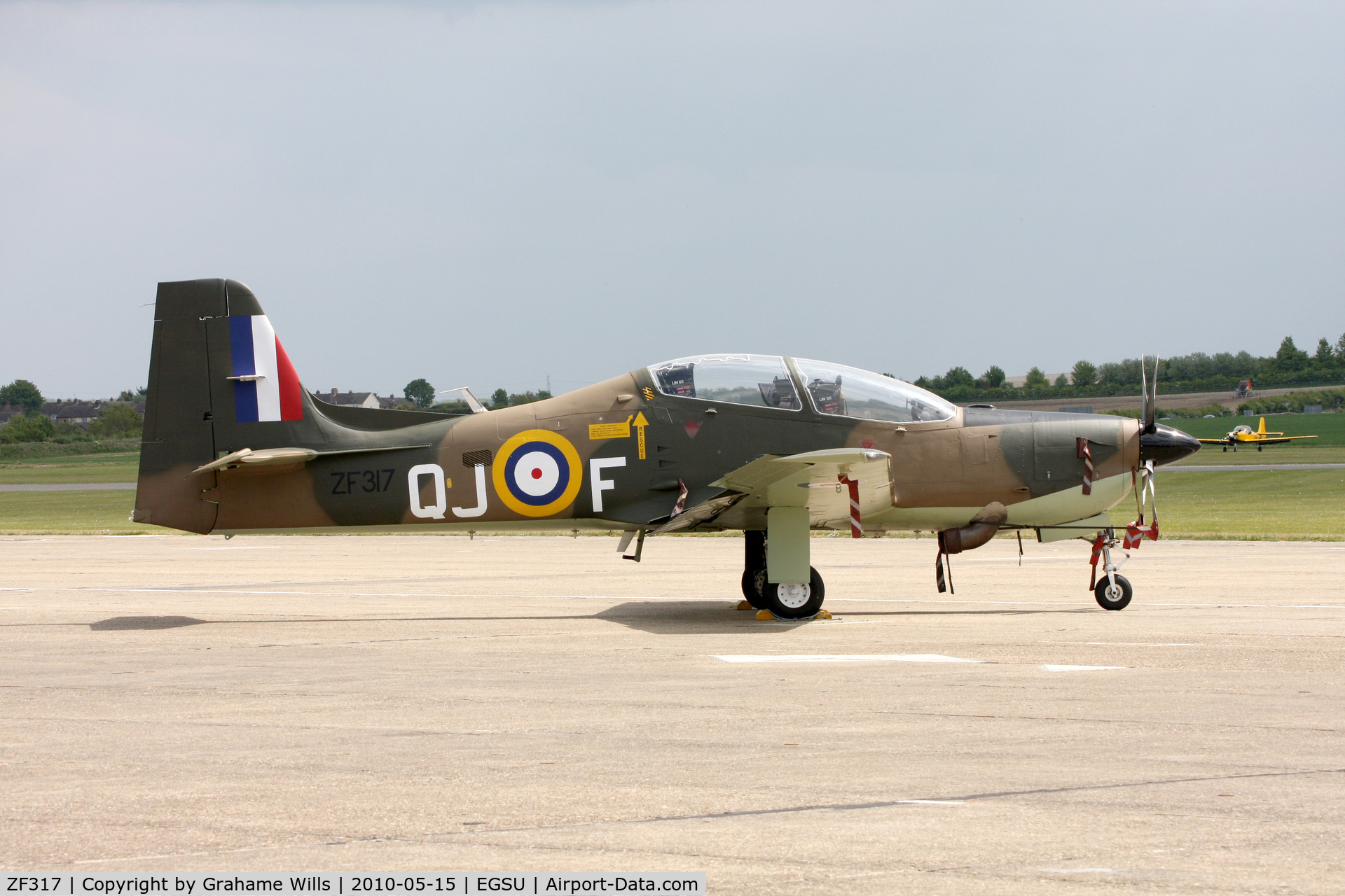 ZF317, Short S-312 Tucano T1 C/N S098/T69, Shorts Tucano ZF317 1 FTS RAF, Duxford 15/5/10