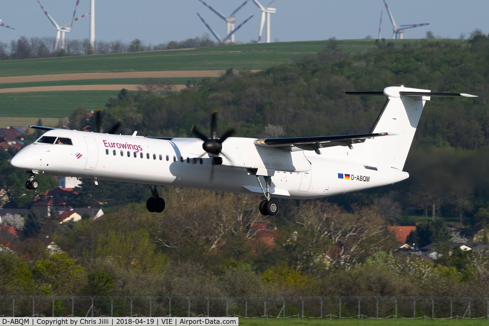 D-ABQM, 2006 De Havilland Canada DHC-8-402Q Dash 8 C/N 4119, Eurowings