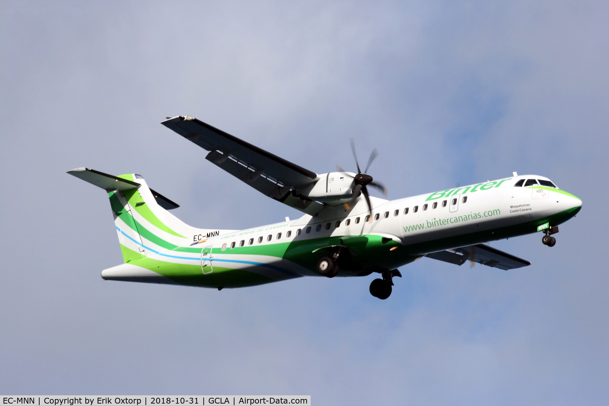 EC-MNN, 2016 ATR 72-600 (72-212A) C/N 1361, DC-MNN landing SPC