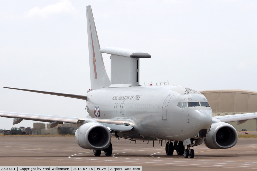 A30-001, 2002 Boeing E-7A Wedgetail C/N 33474, 