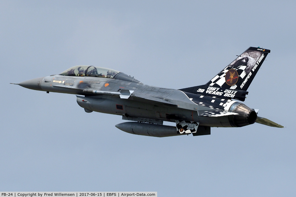 FB-24, General Dynamics F-16BM Fighting Falcon C/N 6J-24, 