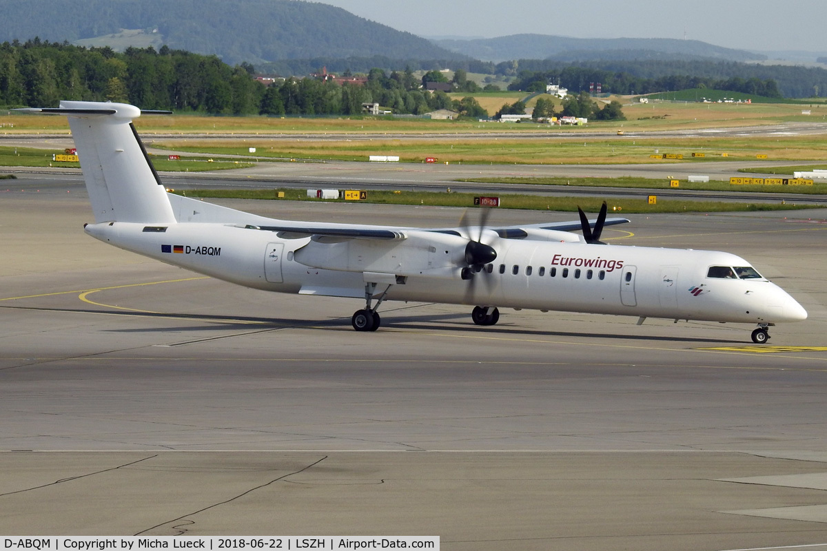 D-ABQM, 2006 De Havilland Canada DHC-8-402Q Dash 8 C/N 4119, At Zurich