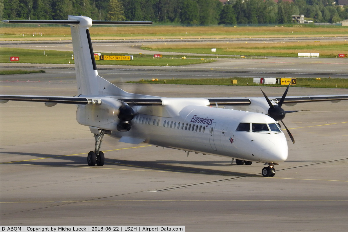 D-ABQM, 2006 De Havilland Canada DHC-8-402Q Dash 8 C/N 4119, At Zurich