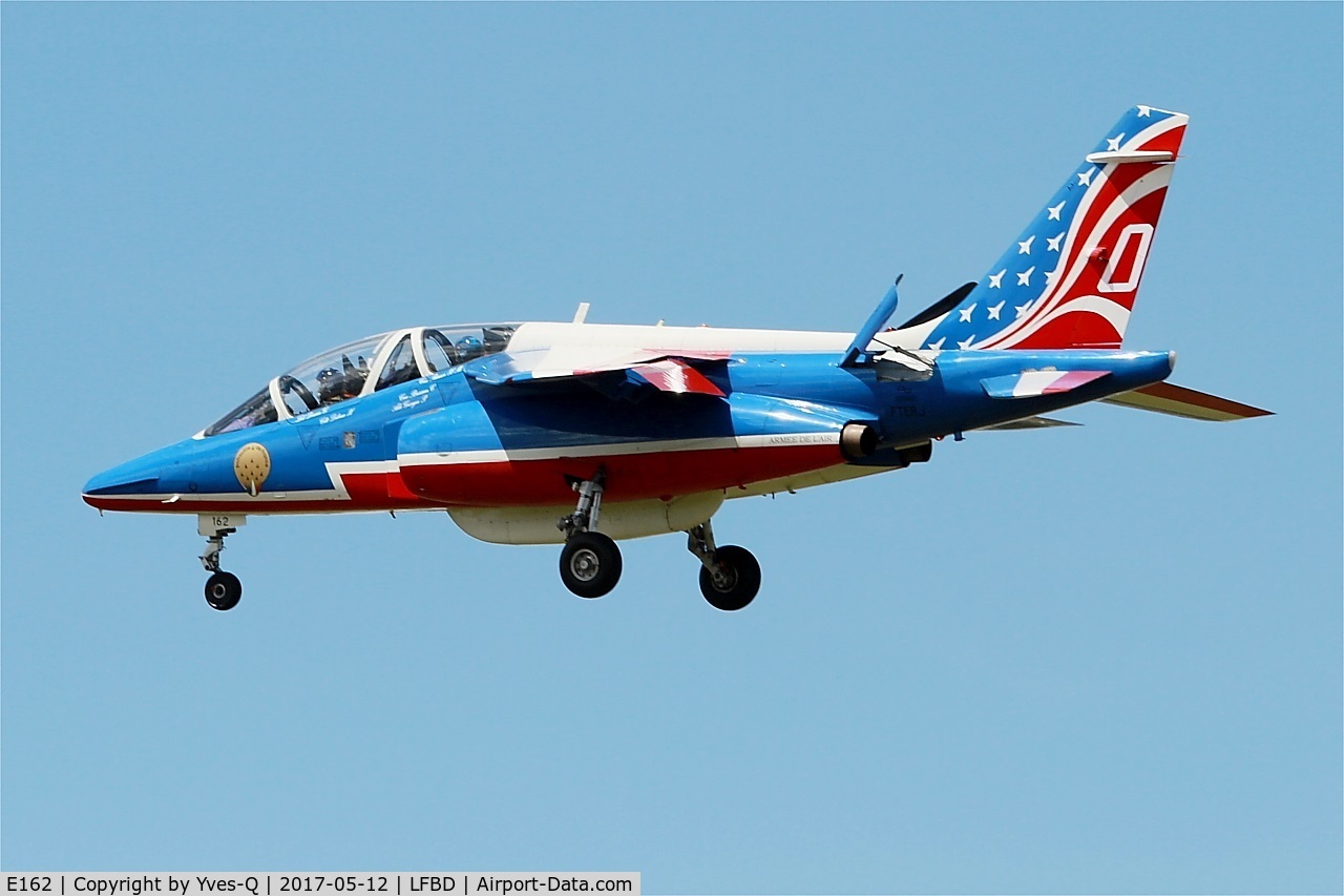 E162, Dassault-Dornier Alpha Jet E C/N E162, Dassault-Dornier Alpha Jet E (F-TERJ), On final rwy 23, Bordeaux-Mérignac Air Base 106 (LFBD-BOD) Open day 2017