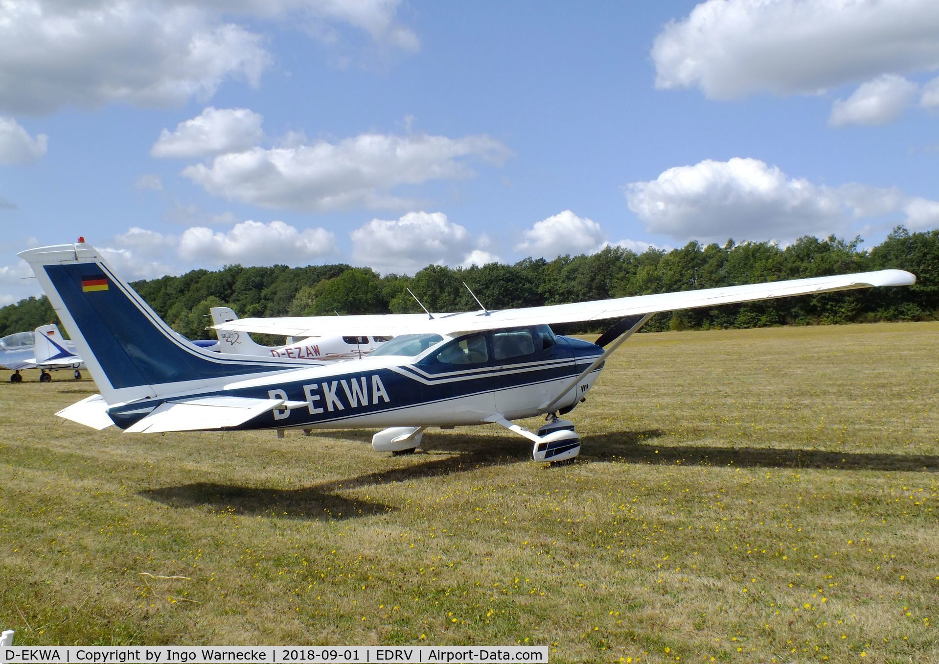 D-EKWA, 1975 Cessna 182P Skylane C/N 18264136, Cessna 182P Skylane at the 2018 Flugplatzfest Wershofen