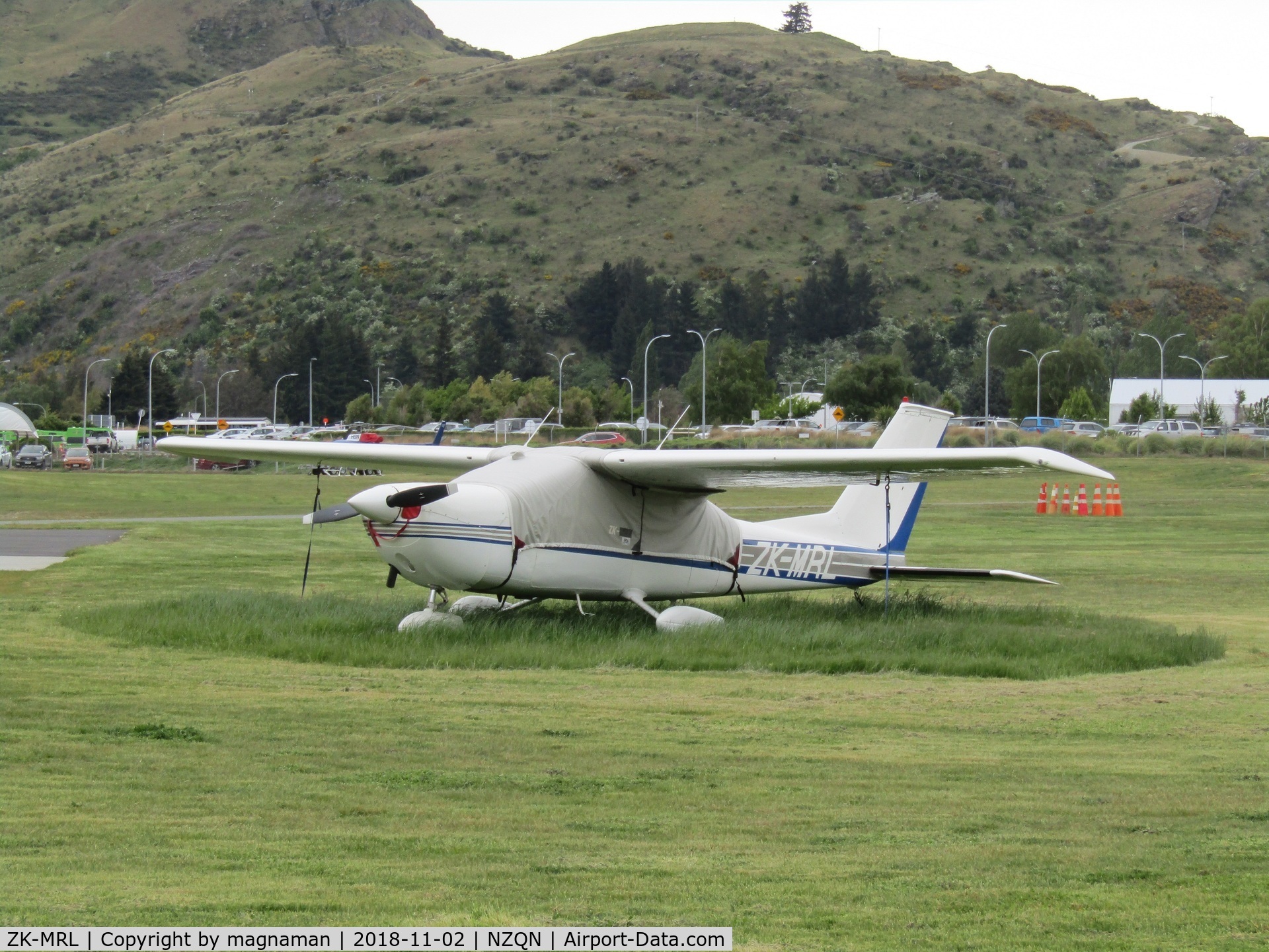 ZK-MRL, Cessna 177B Cardinal C/N 17701780, on grassy stand