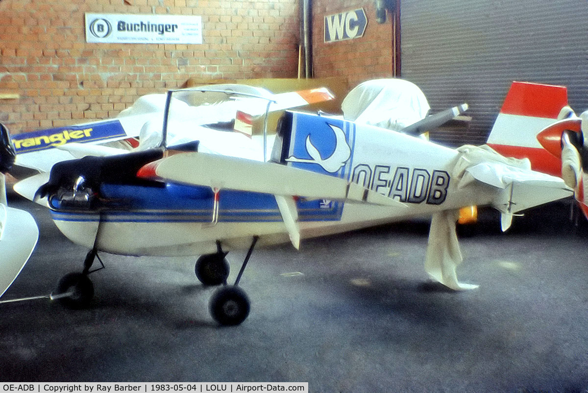 OE-ADB, Avions Fairey S.A. T 66 MK II C/N 17, Tipsy T.66 Nipper II [17] Gmunden~OE 04/05/1983