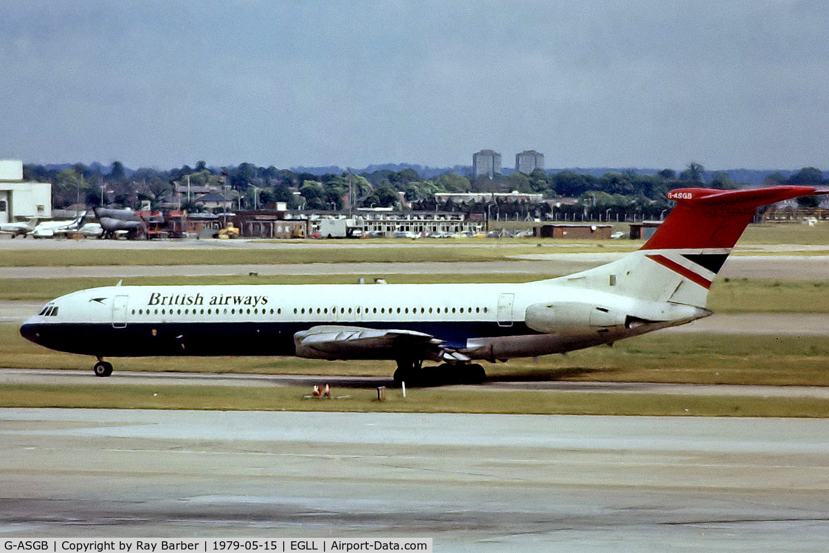 G-ASGB, 1964 BAC Super VC10 Srs 1151 C/N 852, G-ASGB   Vickers Super VC-10 1151 [852] (British Airways) Heathrow~G 15/05/1979