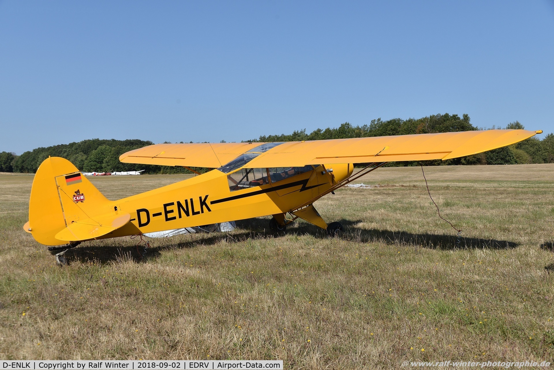 D-ENLK, 1951 Piper L-18C Super Cub C/N 18-1556, Piper PA-18-95 Super Cub - Private - 18-1556 - D-ENLK - 02.09.2018 - EDRV