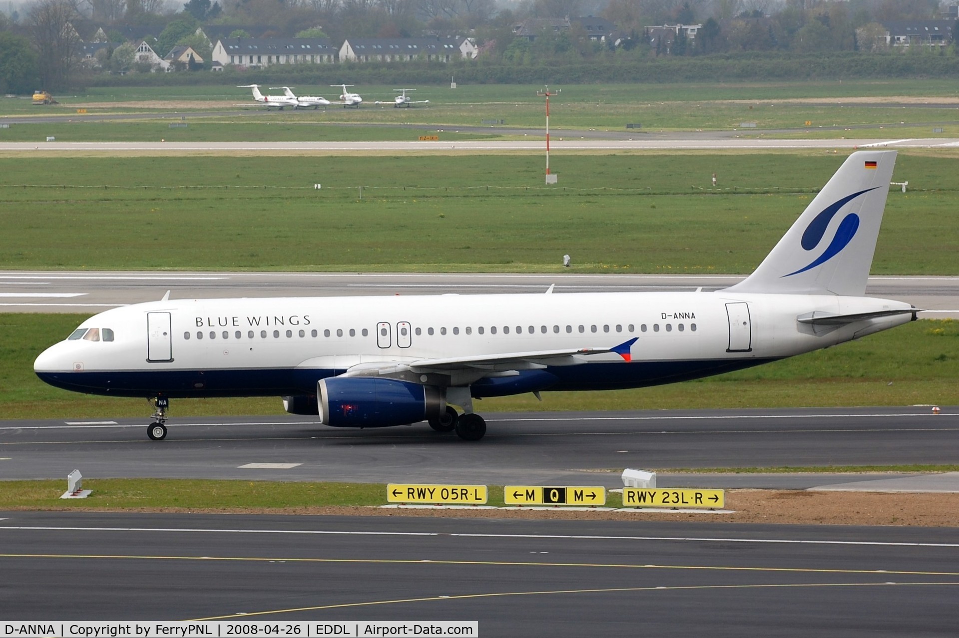 D-ANNA, 1996 Airbus A320-233 C/N 916, Blue Wings A320, aircraft now with Onur Air as TC-OBG