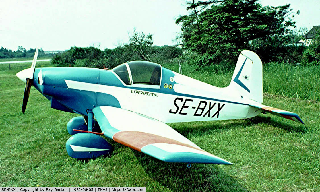 SE-BXX, 1972 Andreasson BA-6 C/N 1, SE-BXX   Andreasson BA-6 [1] Stauning~OY 05/06/1982