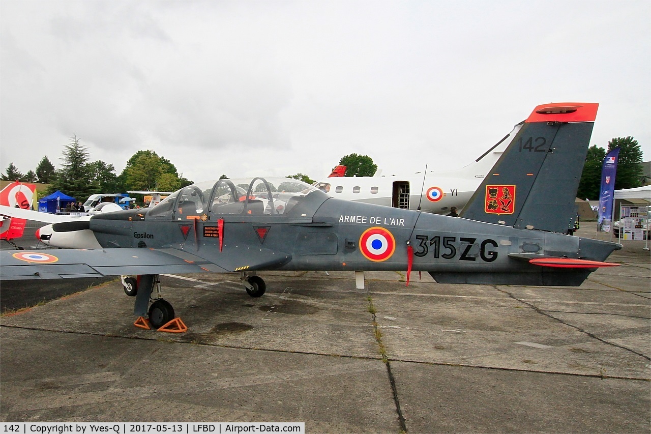 142, Socata TB-30 Epsilon C/N 142, Socata TB-30 Epsilon, Static display, Bordeaux-Mérignac Air Base 106 (LFBD-BOD) Open day 2017