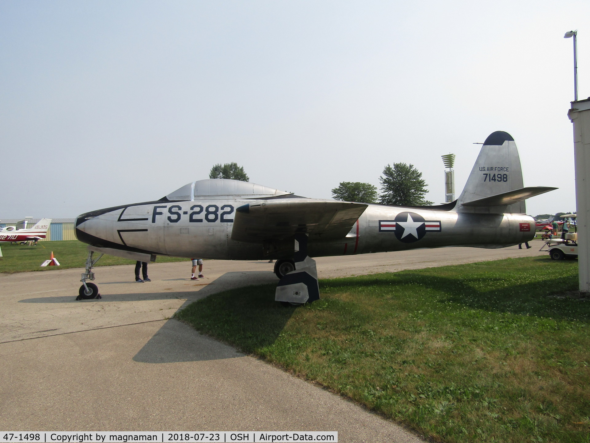 47-1498, 1947 Republic F-84C Thunderjet C/N Not found 47-1498, at EAA 2018