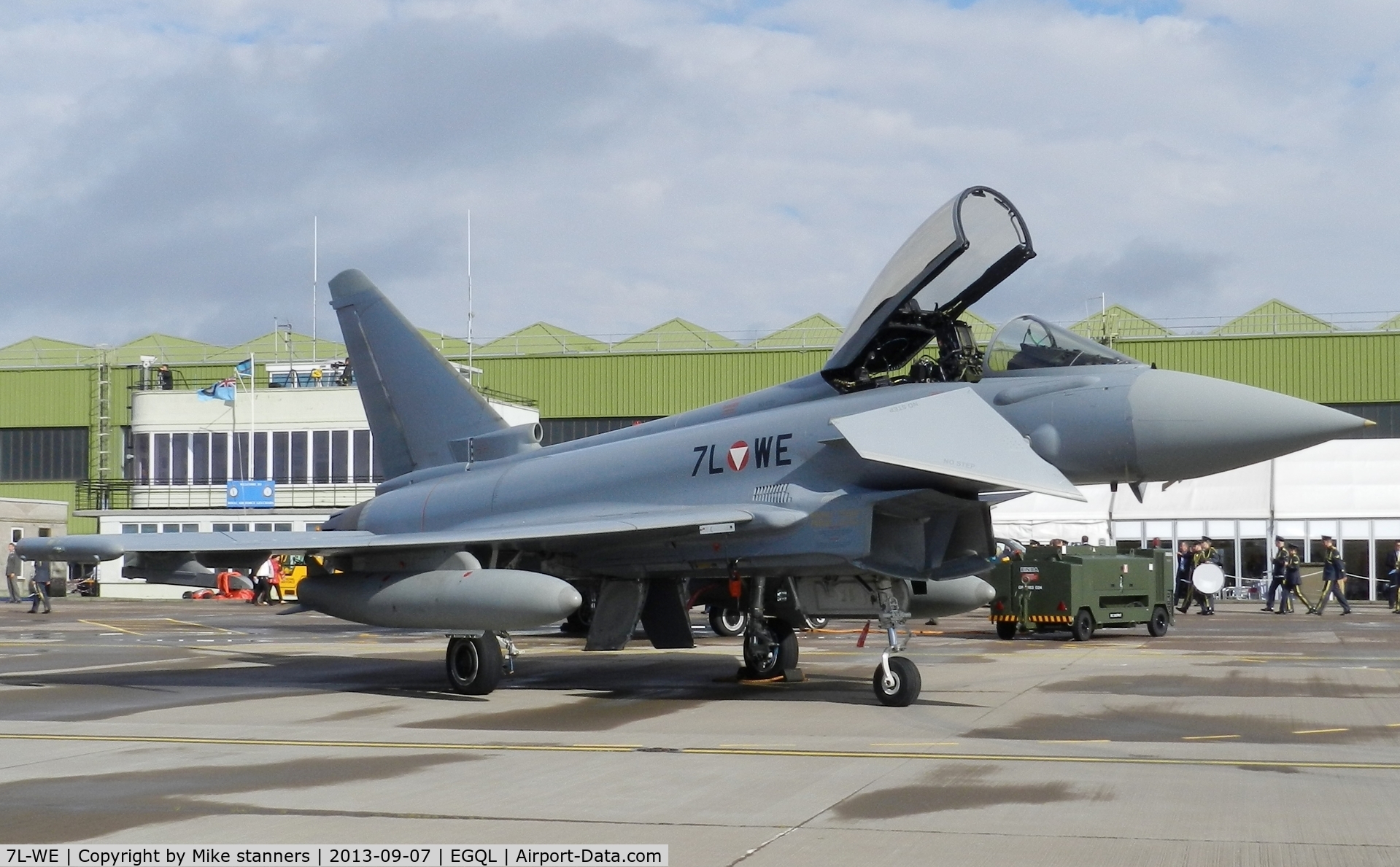 7L-WE, 2008 Eurofighter EF-2000 Typhoon S C/N AS005, Austrian AF EF2000 Typhoon   Leuchars Airshow,7.9.13