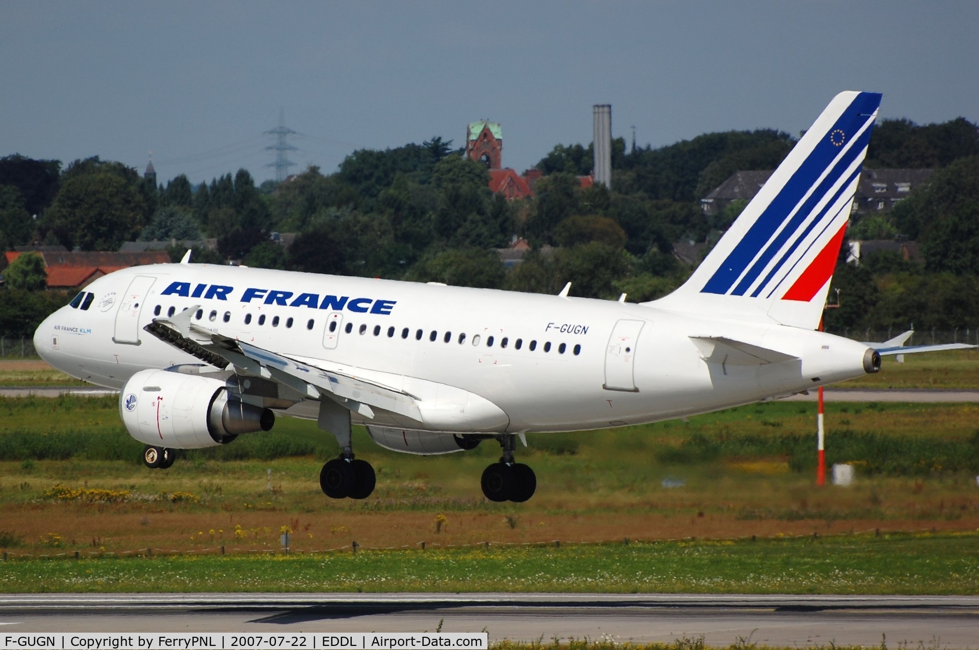 F-GUGN, 2006 Airbus A318-111 C/N 2918, Arrival of Air France A318