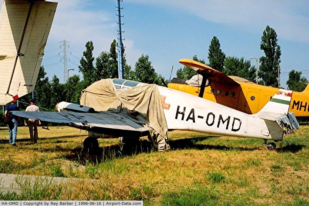 HA-OMD, 1957 Let Aero Ae-45S Super C/N 04-013, HA-OMD   Aero 45S [04-013] (Kossuth Lajos Aviation) Budapest-Csepel~HA 16/06/1996