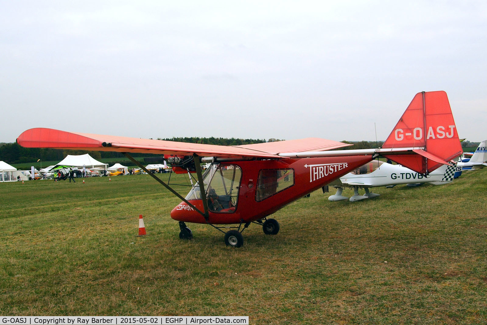 G-OASJ, 2003 Thruster T600N 450 C/N 0037-T600N-090, G-OASJ   Thruster T600N 450 Sprint [0037-T600N-090] Popham~G 02/05/2015