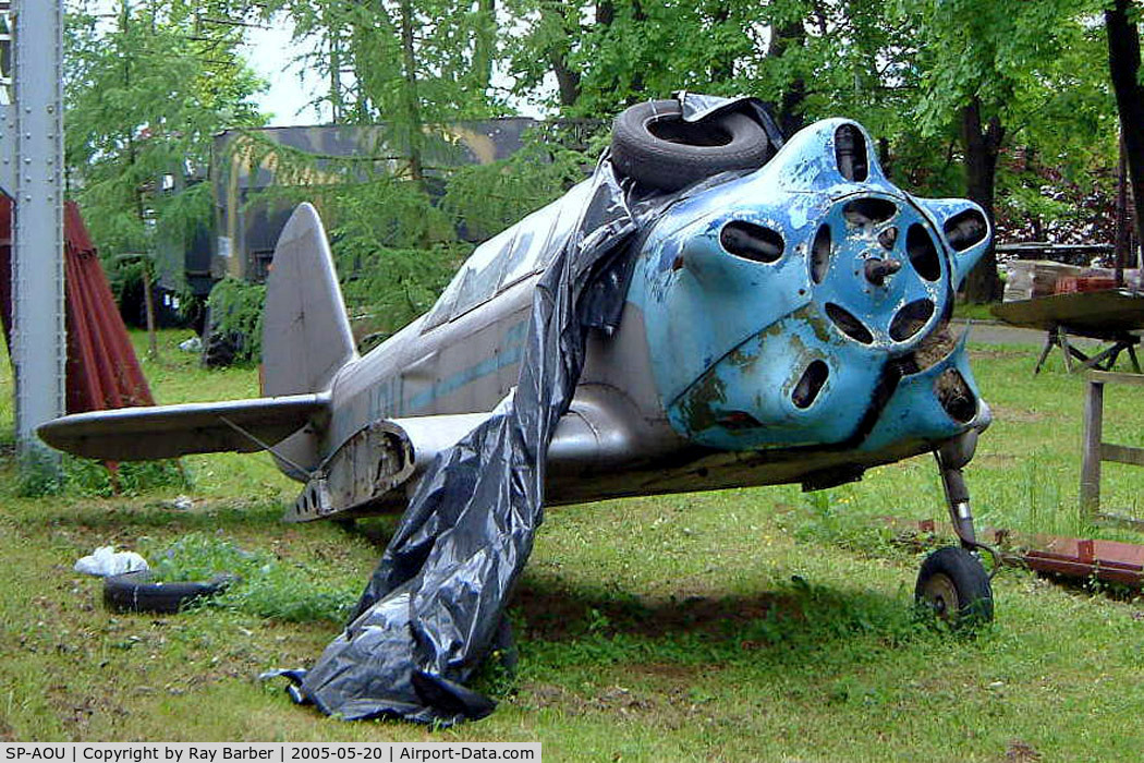 SP-AOU, 1956 Yakovlev Yak-18 C/N EM016, SP-AOU   Yakovlev Yak-18 [EM-016] (Muzeum Lotnictwa Polskiego) Krakow~SP 20/05/2005