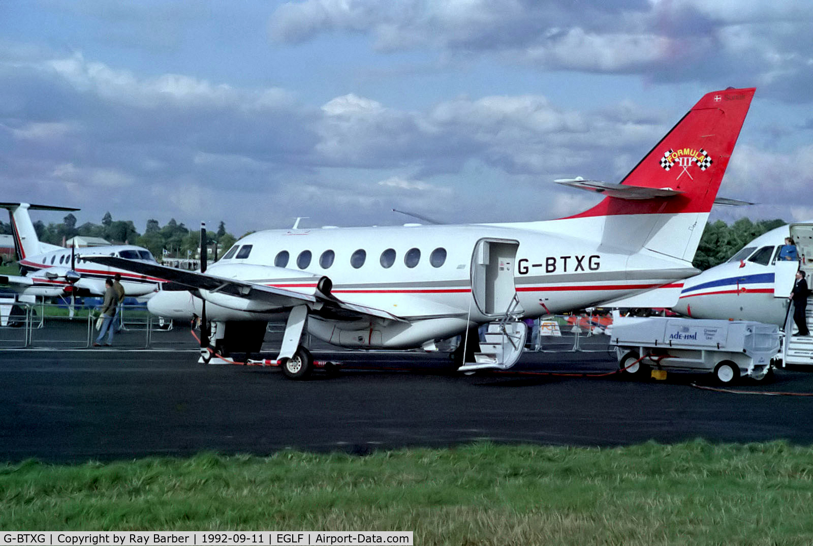 G-BTXG, 1986 British Aerospace BAe-3102 Jetstream 31 C/N 719, G-BTXG   BAe Jetstream 3102 [719] (British Aerospace) Farnborough~G 11/09/1992