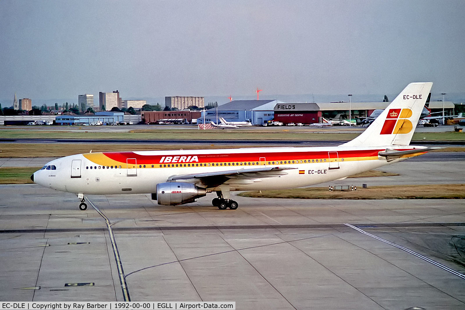 EC-DLE, 1981 Airbus A300B4-120 C/N 130, EC-DLE   Airbus A300B4-120 [130] (Iberia) Heathrow~G @ 1992