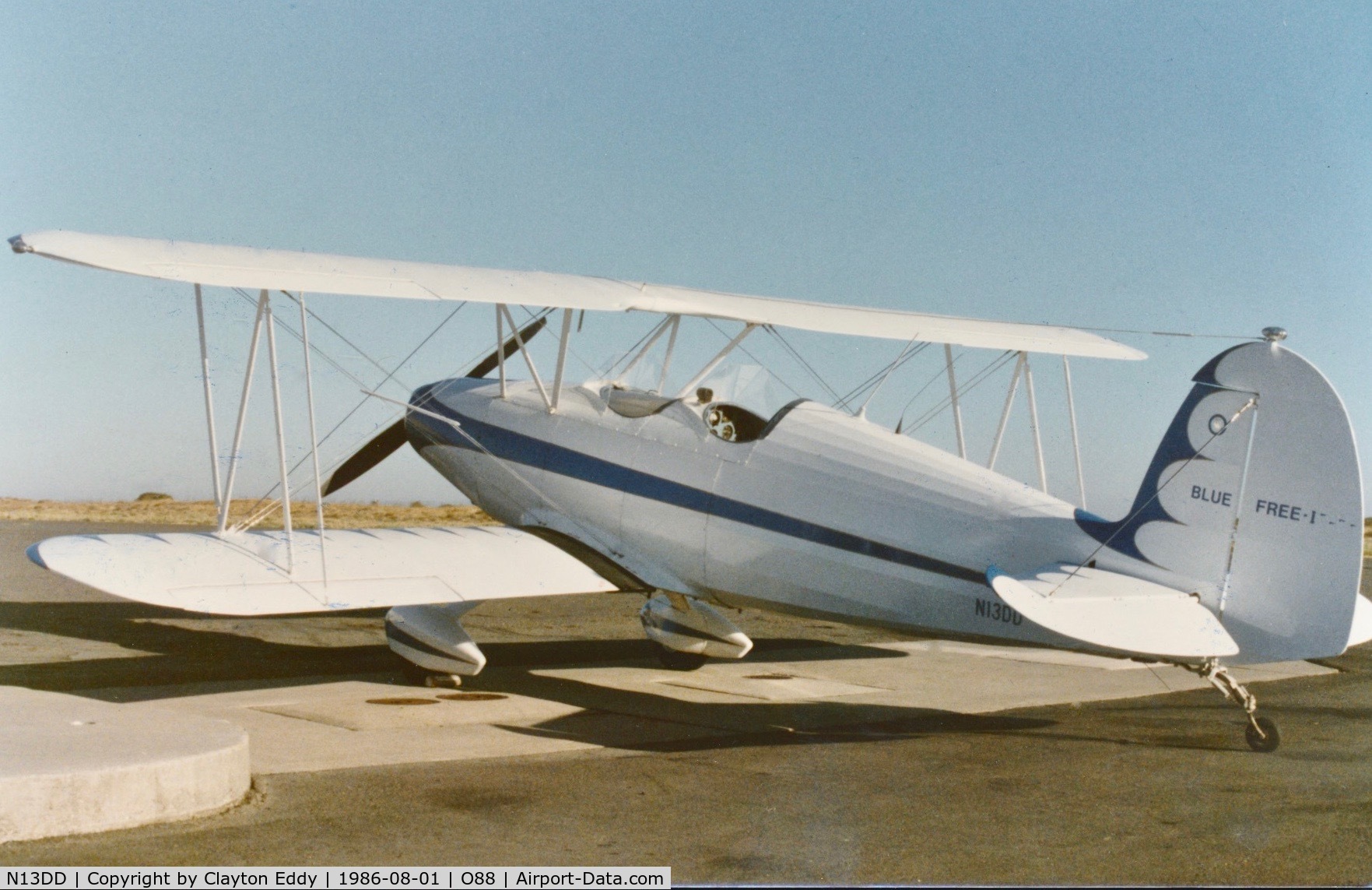 N13DD, 1983 Marquart MA-5 Charger C/N 0131, Old Rio Vista Airport 8-86.