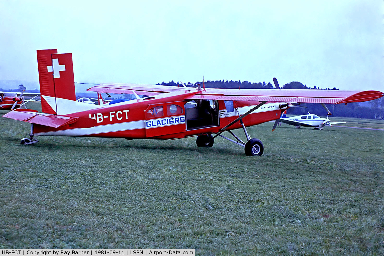 HB-FCT, 1967 Pilatus PC-6/B2-H2 Turbo Porter C/N 637, HB-FCT   Pilatus PC-6B2/H2 Turbo Porter [637] Triengen~HB 11/09/1981