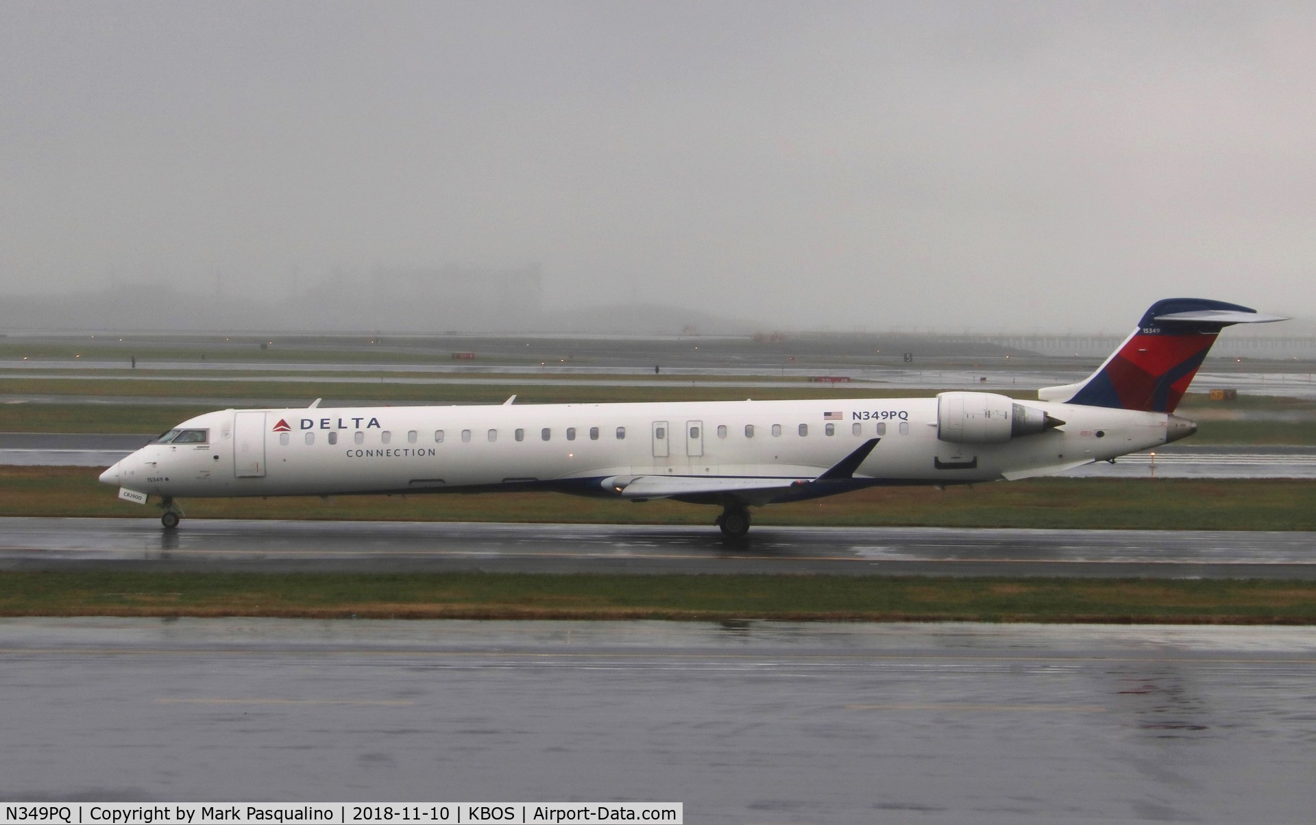 N349PQ, 2015 Bombardier CRJ-900ER (CL-600-2D24) C/N 15349, CL-600-2D24