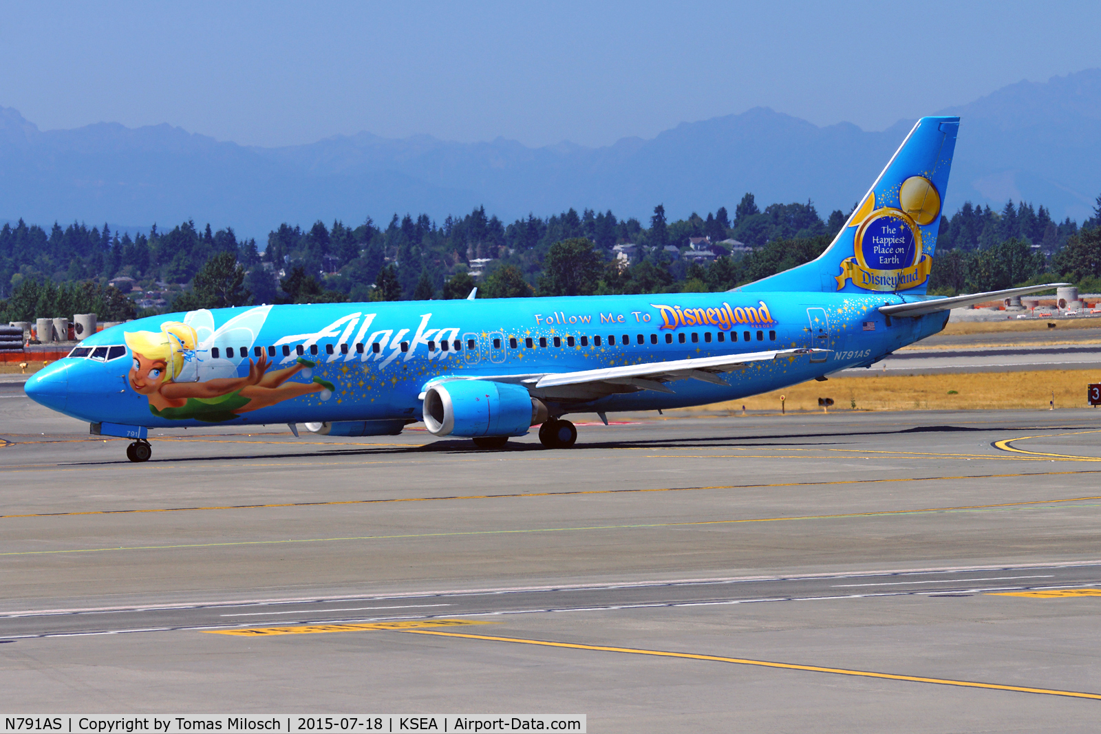 N791AS, 1997 Boeing 737-490 C/N 28886, 